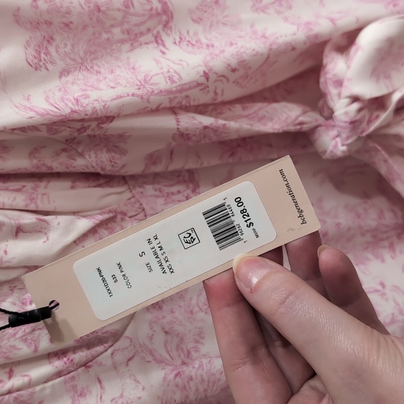 Pink and white BCBGeneration wrap dress XS - Picture 8 of 8